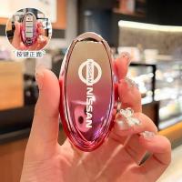 ราคา เคสกุญแจสำหรับ NISSAN Teana Almera X Trail Sylphy Key Case Nissan Accessories Nissan Nissan 4 Bottons Key Case กุญแจกระเป๋ากุญแจรถ Nissan Teana Key Case (21511054624)