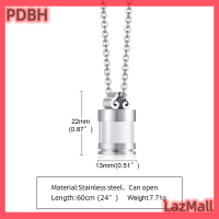 ราคา PDBH Fashion Store จี้หลอดแก้วใส่เถ้ากระดูกสำหรับผู้ชายผู้หญิงสร้อยคอเครื่องประดับที่ระลึกระลึกใสรูปทรงกลวง (21320946478)