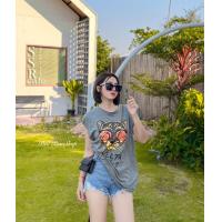 ราคา เสื้อยืดแขนกุด ลายเสือ พร้อมส่ง (21503046097)