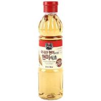 ราคา cj brown rice vinegar น้ำส้มสายชูหมักธรรมชาติ ทำมาจากข้าวกล้อง100 น้ำส้มสายชูเกาหลี 500ml 백설 현미 식초 (17226048244)