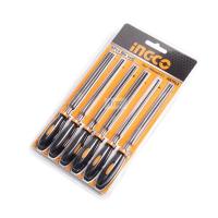 ราคา INGCO HKTF63 ชุดตะไบ 5 นิ้ว 6 ชิ้น ความยาว 140mm แบน 1 ชิ้น กลม 1 ชิ้น คท้องปลิง 1 ชิ้น สี่เหลี่ยม 1 ชิ้น สามเหลี่ยม 1 ชิ้น คมมีด 1 ชิ้น พร้อมด้ามจับยาง (20405742073)