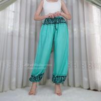 ราคา กางเกงขายาว ผ้าสปัน นุ่มพริ้ว เบาสบาย ใส่ได้ทั้งชายและหญิง (20364365088)