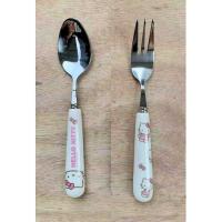 ราคา ช้อนส้อมของที่ระลึก ชุดช้อนส้อมพกพา SANRIO งานแท้ ไซส์ผู้ใหญ่ มีทั้งหมด 3 ลาย ด้ามเป็นเมลามีม (20533760115)