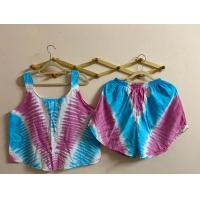 ราคา เสื้อสายเดี่ยว มัดย้อม ผ้ามัดย้อม ชุดมัดย้อม (15246154609)