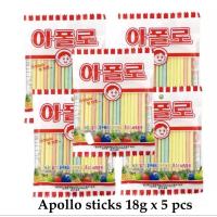 ราคา ขนมย้อนวัย ขนมวัยเด็ก apollo cc stick candy 35g 18g 아폴로 ขนมหลอดดูดรสผลไม้ ลูกอมแท่งโบราณ ลูกอมหลอดรสผลไม้ (21412416640)
