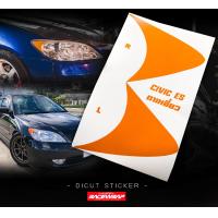 ราคา สติกเกอร์ไฟมุมส้ม CIVIC ES ตาเหยี่ยว สติกเกอร์สำหรับ civic es สติกเกอร์แต่งรถ (21577421766)