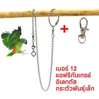 ราคา พร้อมส่ง โซ่คล้องขานก สายจูงนก โซ่นกแก้ว โซ่จูงนก โซ่สำหรับนกแก้ว ห่วงเปิดขานก ห่วงขานก ยาว 80 ซม สแตนเลส (21211447376)