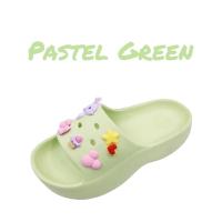 ราคา รองเท้าแตะผู้หญิง ส้นสูง 4 cm ลายการ์ตูนน่ารักๆ หนานุ่มใส่สบาย (18264001837)