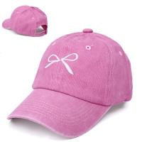 ราคา หมวกแก็บผู้หญิงหญิงสาวปักลายโบว์หวานหมวกอเนกประสงค์สปริงหมวกเบสบอลผ้ายีนส์ซักหมวกป้องกันแดดปรับได้สไตล์ภาพติดด้านหลัง (21506415983)