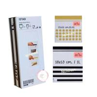 ราคา ถุงซิปล็อคใส่อาหาร Resealable bag ถุงซิป IKEA สำหรับใส่อาหาร ซิปล็อค 2ชั้น อิเกีย แท้ (16487237828)