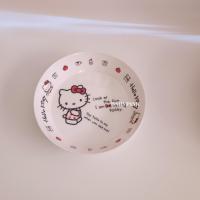 ราคา จานเมลามีนกลม ก้นลึก ขนาด 6 5นิ้ว ลายการ์ตูน Sanrio ซานริโอ้ จานเด็ก จานขนม (21024893568)