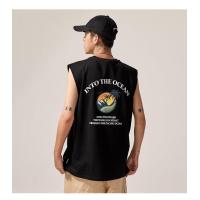 ราคา MNO 9 shoulder vest B21 เสื้อแขนกุด สกรีนลายชายหาด เสือยืดชาย เสื้อกล้ามชาย ผ้านุ่ม สกรีนลายสวย สกรีนอกซ้าย (21289937785)