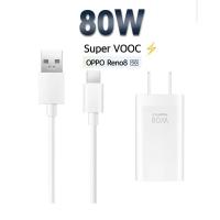 ราคา ชุดชาร์จ OPPO แท้100 ชุดชาร์จออปโป้ 80W ชาร์จเร็ว สายชาร์จเร็ว หัวชาร์จ SUPERVOOC หัวชาร์จ สายชาร์จ Type C รองรับOPPO Type C ซีรี่ส์ (21471293937)