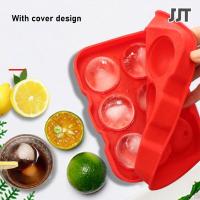 ราคา JJT ถาดน้ำแข็ง ฮ็อกกี้น้ำแข็งขนาดใหญ่ ที่ทำน้ำแข็ง ถาดทำน้ำแข็ง ถาดน้ำแข็ง ถาดยางซิลิโคนทำน้ำแข็ง วุ้น พุดดิ้ง แกะน้ำแข็งง่ายมาก มาพร้อมฝาปิด ถาดน้ำแข็งวิสกี้น้ำแข็งกลมก้อนน้ำแข็งขนาดใหญ่4 6 8ซิลิโคนน