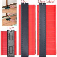 ราคา One 5 10 20นิ้วContour Gaugeโปรไฟล์Gaugeไม้ถูพื้นเพื่อพื้นกระเบื้องลามิเนตEdgeกระเบื้องไม้ไม้บรรทัดวัดมุมABS Contour Gauge Duplicatorสีแดง (6902880815)