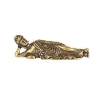 ราคา EmbraceBeauty Mini Retro Golden Lying Buddha Statue Buddha Sculpture Figurines Copper Pure Brass Home Decoration Buddha (21149057261)