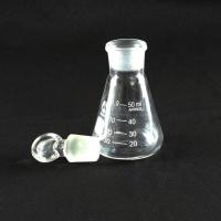 ราคา 50 100 150 250ML Glass Erlenmeyer Flask Conical Bottle Lab Chemistry Glassware (21294654582)