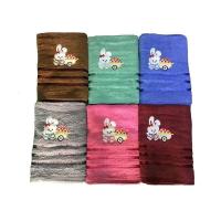 ราคา ผ้าขนหนู Cotton ทอด้ายคู่ ผ้าเช็ดตัว เนื้อผ้านุ่ม ปักลายการ์ตูนน่ารักๆ ขนาด 70x140cm 360กรัม ผ้าขนหนูสีพื้น (18162309664)