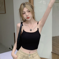 ราคา keu d พร้อมส่ง เสื้อสายเดี่ยว ไหมพรม งานอะไหล่โซ่ แฟชั่นสาวแซ่บ (21358302308)