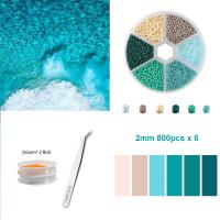 ราคา 4800 ชิ้นกล่องเครื่องรางลูกปัดคริสตัลแก้วกล่องใส่ลูกปัดชุดสำหรับกำไล DIY ต่างหูเครื่องประดับทำสร้อยคอมืออุปกรณ์เสริม (14404561697)