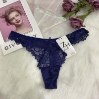 ราคา กางเกงชั้นในจีสตริงลูกไม้สไตล์ บิกินี่ ZH 667 911 มี 7 สี ดำ ชมพู เเดง น้ำตาล กรม เขียว เทา (21365052439)