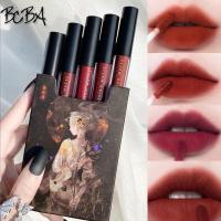 ราคา ขายดี แท้ ลิปจูบไม่หลุด5สี 5 แท่ง ลิปสติก ลิปสติก ลิปสติกเกาหลี แบบกันน้ำ Lipstick ติดทนนาน (21467364653)