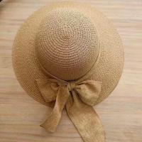 ราคา หมวกสาน แฮนด์เมด ผูกโบว์ ทรงสวย ผลิตจากวัสดุธรรมชาติ แบบมีสายริบบิ้นลูกไม้ พับเก็บได้ สไตล์เกาหลี วินเทจ (21358392383)