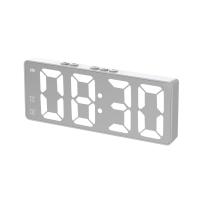 ราคา ผู้ขายคนไทย จัดส่งฟรี LED Digital Clock นาฬิกาปลุกอุณหภูมิวันที่แสดง Snooze USB Desktop Strip LED นาฬิกาสำหรับห้องนั่งเล่น Hiasan Kamar นาฬิกา ตั้งโต๊ะ LED ปลุกได้ (21422129374)