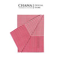 ราคา Chanathai ผ้าขาวม้าผ้าฝ้าย100 เย็บริมแล้ว ขนาด 90x200ซม โทนสีแดง (21582026857)