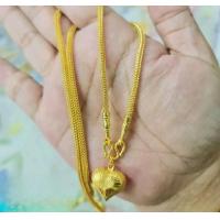 ราคา สร้อยคอหกเสา นน 1บาทห้อยจี้หัวใจ (21437056318)