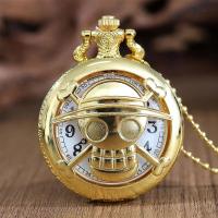 ราคา นาฬิกาควอตซ์แบบกลวงรูปหัวกะโหลกสีทองแฟชั่นพร้อมจี้สร้อยคอลูกปัดของขวัญนาฬิกาวินเทจสำหรับผู้ชายและผู้ชาย (21431218400)