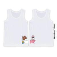 ราคา เสื้อกล้ามเด็ก Line Friends ผ้านุ่มอย่างดี ไซส์3 12ปี เสื้อซับในเด็ก (19631549929)
