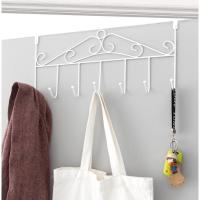 ราคา ตะขอแขวน ราวตะขอแขวนของ ที่แขวนของหลังบานประตู ไม่ต้องเจาะ มี7ช่อง (21537862037)