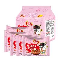 ราคา มาม่าไก่ผ็ดสไตล์เกาหลี ซองสีชมพู เส้นราเมนคาโบนาร่า ความเผ็ด 2 5ดาว แบบ1ซองและ แพ็ค5ซอง มาม่าแห้ง (21640815442)