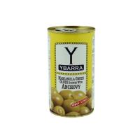 ราคา มะกอกเขียวสอดไส้แองโชวี่ YBARRA Green Olives Stuffed wih Anchovies 350 g นำเข้าจากสเปน (16081019821)