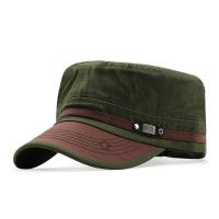 ราคา POMELOGBV หมวกแก๊ป Topi Taruna ผู้ชายผ้าฝ้ายระบายอากาศลำลองหมวกทหารหมวกเบสบอล (19884248301)