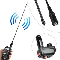 ราคา for Baofeng UV5R UV 82 NA 771 Antenna 144 430MHZ 10W Dual Band Walkie Talkie Antenna (19806218731)