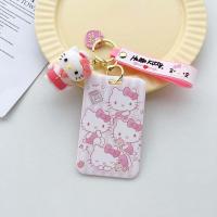 ราคา BOWENDA เคสบัตรรถบัสบัตรธนาคารสายคล้องการ์ดตุ๊กตา3มิติลายแมวคิตตี้ที่ใส่บัตรการ์ตูน Sampul Kartu ที่ยึดบัตรการ์ตูน (21614948765)