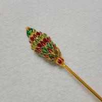 ราคา ปิ่นปักผมพญานาคพลอยสีลงยา ปิ่นปักผมล้านนา ปิ่นเจ้านาง ปิ่นเจ้าสาวเครื่องประดับผม เครื่องประดับชุดไทย ราคาปลีก ส่ง สินค้ามีพร้อมส่ง (11846538701)