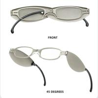 ราคา แว่นตาอ่านหนังสือพับได้ขนาดเล็กกระทัดรัดสำหรับแบบพกพาผู้ชายแว่นตากันแสงสีฟ้ากรอบเต็มป้องกันความเมื่อยล้า (20672005668)