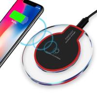 ราคา แท่นชาร์จโทรศัพท์มือถือไร้สาย ที่ชาร์จแบบไร้สาย แท่นชาร์จไร้สาย QI Standard Wireless Charger Quick Charge 5W 5V 2A Qi Fast Charge ใช้ได้กับโทรศัพท์มือถือ Android และ Apple ที่รองรับการชาร์จแบบไร้สาย (