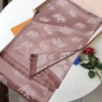 ราคา Thai silk ผ้าพันคอผ้าไหม ผ้าคลุมไหล่ ลายช้าง ลายดอกไม้ (9209426935)