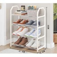 ราคา ชั้นวางรองเท้า 4 ชั้น ผลิตจากท่อสแตนเลส โครงสร้างแข็งแรง ชั้นวางรองเท้าสแตนเลส (21007368469)