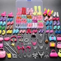 ราคา Pretend Play House ของเล่นมินิตุ๊กตาบาร์บี้ชุดบ้านเล่นสำหรับสาวขายชุดรองเท้าเครื่องประดับชุดเสื้อผ้าอุปกรณ์เสริมชุดเจ้าหญิงบทบาทเครื่องสำอาง Art ของเล่นเด็กทำมือ (9445020222)