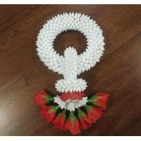 ราคา พวงมาลัยพลาสติก พวงมาลัยสีแดง คนเกิดวันอาทิยต์ พวงมาลัยไหว้ะพระบูชา พวงมาลัยไหว้พระหน้ารถ พวงมาลัยงานพิธี (3013452858)