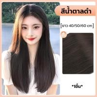 ราคา แฮร์พีชผมตรง แฮร์พีชแบบช่อ แฮร์พีชแบบ กิ๊บหนีบ 3เฉดสี ผมตรงสวย นิ่ม ลอน ทำสีได้ ยาว 55cm (21522345661)