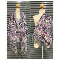 ราคา ผ้าพันคอ ผ้าคลุมไหล่ ลายไทย ลายขิด (21596335985)