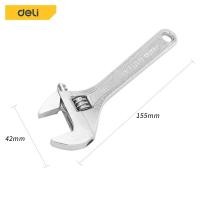 ราคา Deli ประแจเลื่อน กุญแจเลื่อน ประแจปากเลื่อน ประแจ ประแจแหวนข้าง ปากตาย แหวนข้าง 6 8 10 12 นิ้ว ผลิตจากเหล็กเกรด CR V Thejoyful (18539587763)