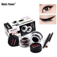 ราคา เจลเขียนคิ้ว เจลอายไลเนอร์ 24ชม Music Flower 24 Hours Longwear Gel Eyeliner 2ตลับกันน้ำ ที่เขียนคิ้ว อายไลเนอร์ เจลคิ้ว ดินสอเขียนคิ้ว (4463332009)