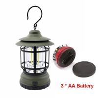 ราคา ตะเกียง LED ตะเกียงแคมป์ปิ้ง โคมไฟตั้งแคมป์ ตะเกียงใส่ถ่าน AA 3ก้อน E06 (20892274449)